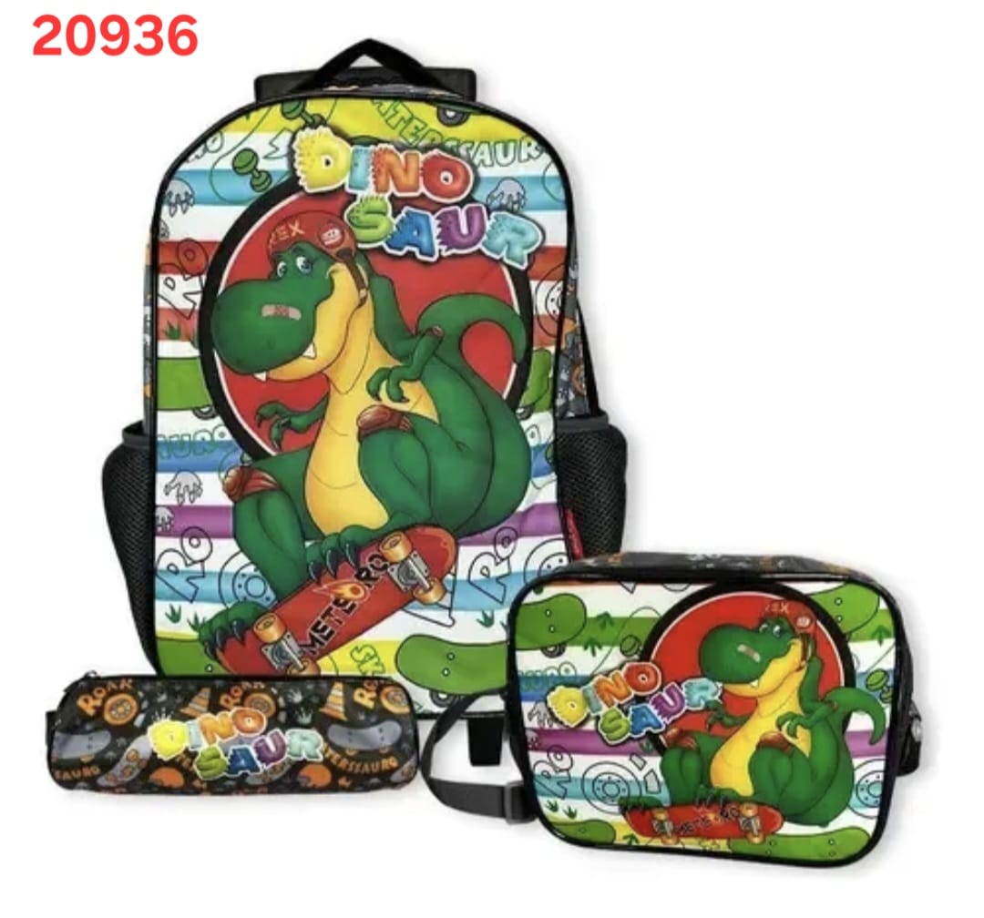 MOCHILA ESCOLAR DINOSSAURO