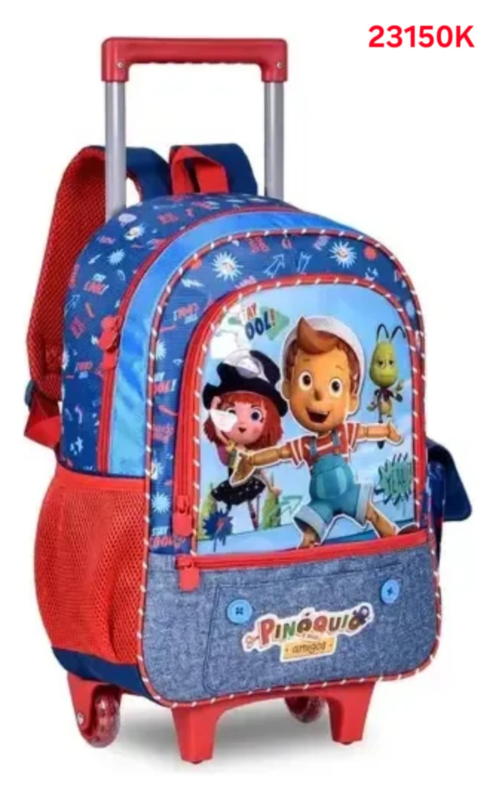 MOCHILA RODINHA PINOQUIO
