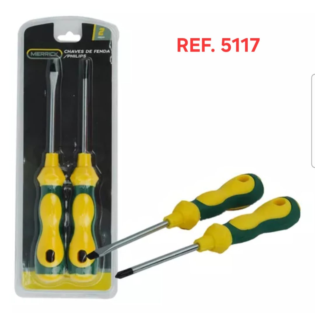 KIT CHAVE DE FENDA COM 2