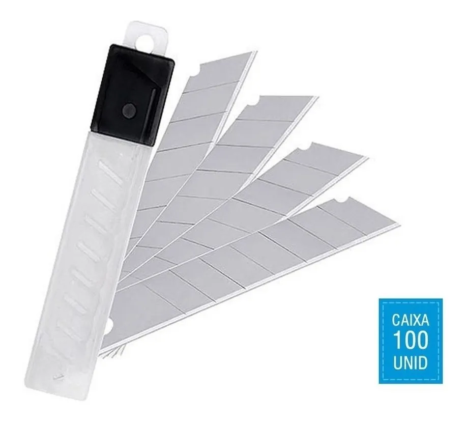 LAMINA DE ESTILETE LARGA LEO E LEO BLINDER COM 10UN
