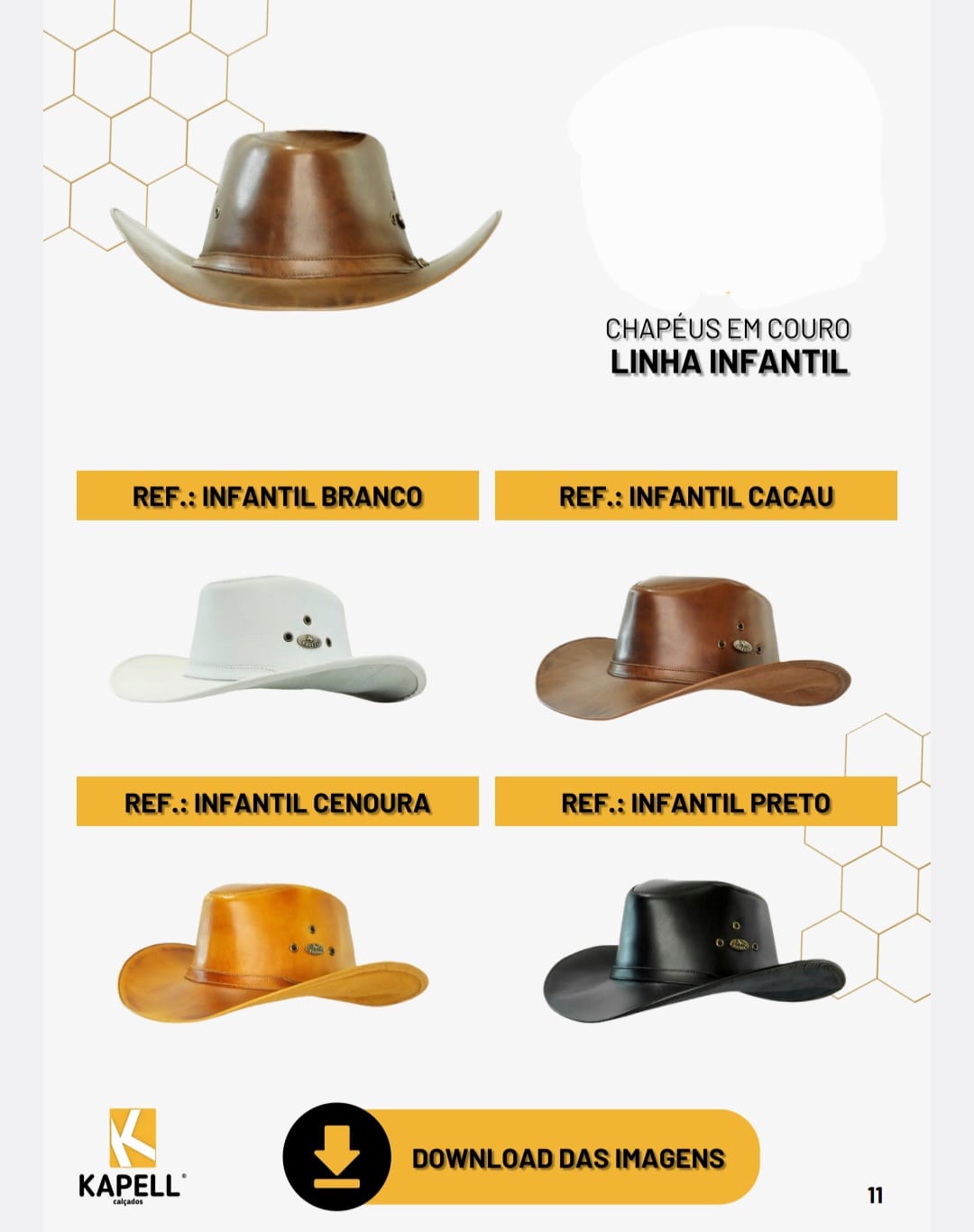 CHAPEU INFANTIL